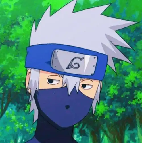 卡卡西自截头像暗部时期略有些稚嫩