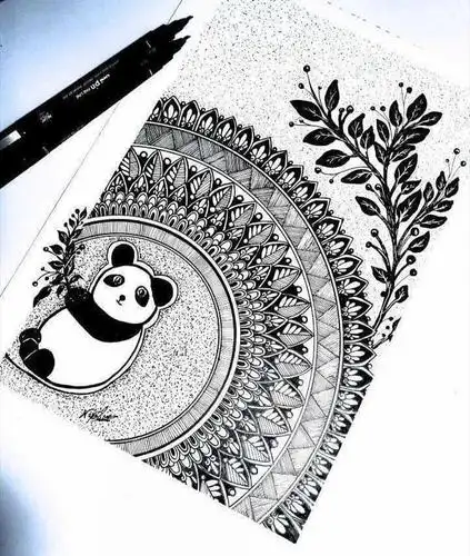 能让你画吐血的几张黑白线描画,不知道你能不能坚持画完!