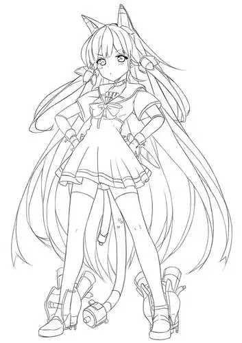 动漫社区_漫画线稿_古风插画_原画作品 - 蓝铅笔