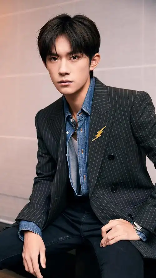 易烊千玺时尚帅气写真手机壁纸_明星_手机壁纸下载_美桌网