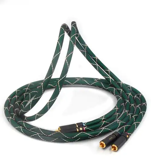 厂家直销美国麦景图mcintosh 4芯信号线 rca双莲花音频线一件代发