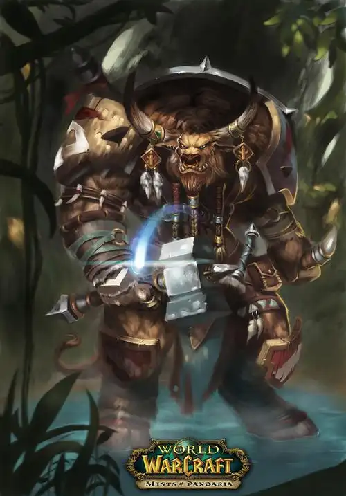 牛头人萨满|插画|游戏原画|水球碳酸拳 - 临摹作品 - 站酷 (zcool)