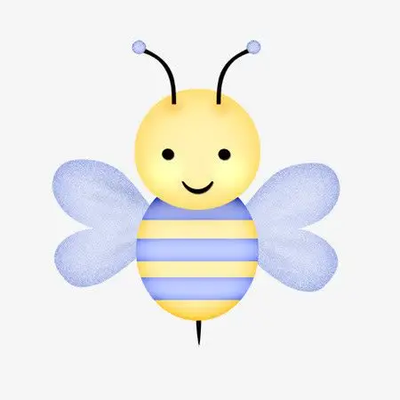 卡通蜜蜂,卡通,可爱,蜜蜂,昆虫