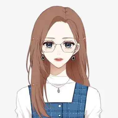 白底手绘唯美可爱动漫女生头像图片 高级简约清新脱俗的动漫女头_动漫