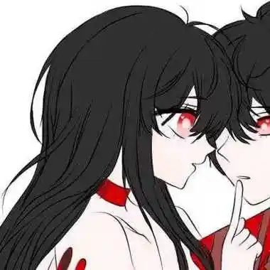 动漫病娇爱人头像,情侣头像图片-回车桌面