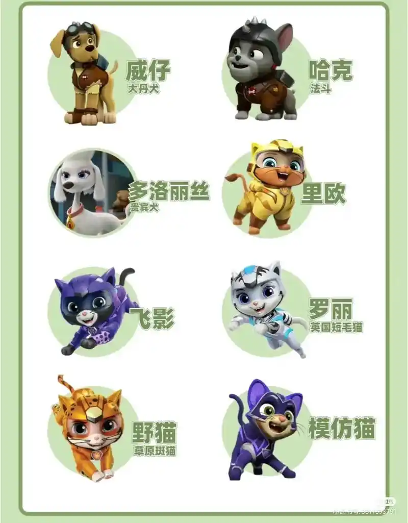 汪汪队10个成员介绍 - 抖音