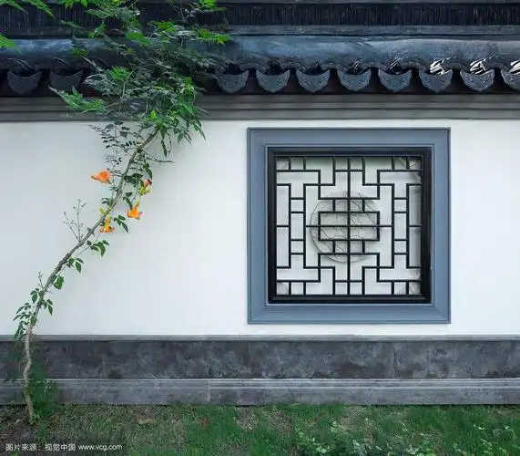 现代中式园林围墙(中式园林围墙花格图片)现代中式园林围墙