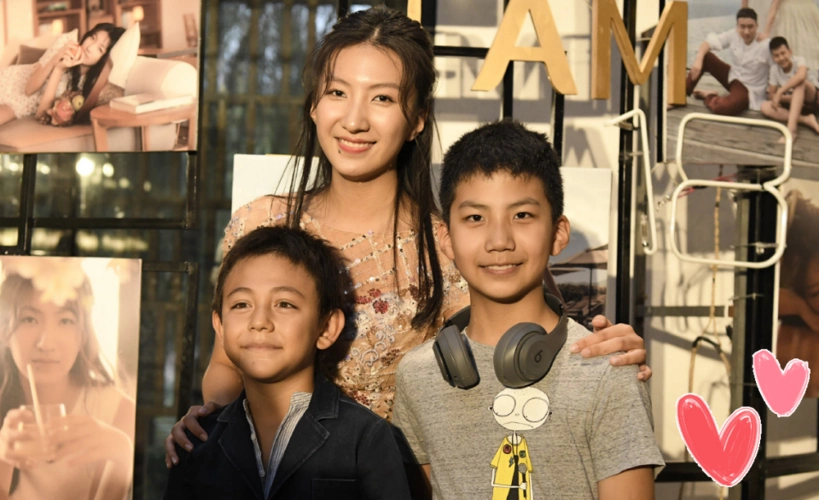 胡军女儿19岁身高近18512岁儿子身高超妈妈网友一家啥基因