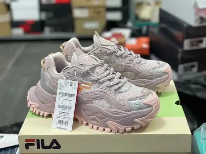 02filafusion斐乐bianco潮流老爹鞋紫灰