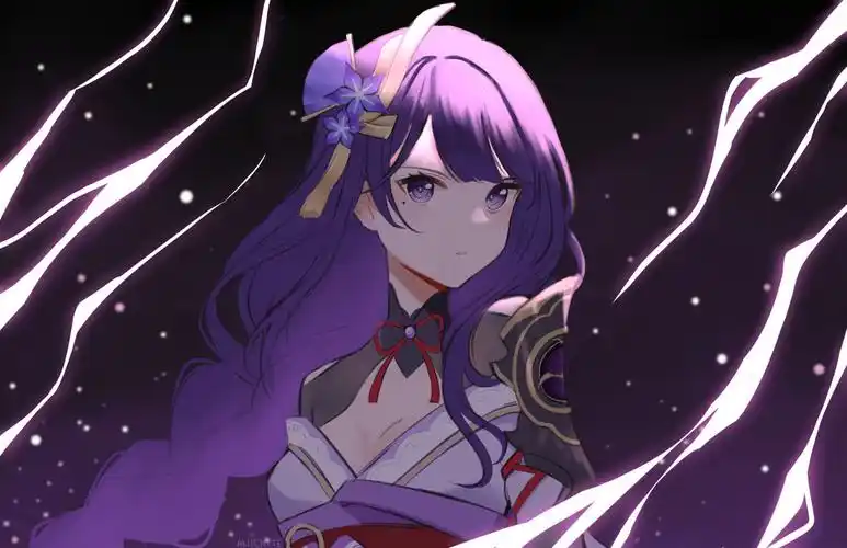 原神雷电将军福利壁纸高清无水印图片都有哪些呢-原神雷电将军福利