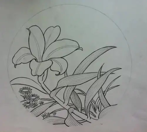 积极向上的简单的素描画简笔画