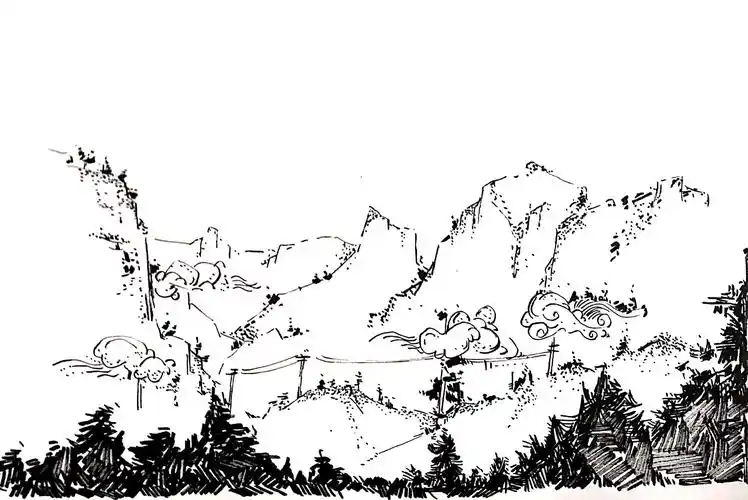 风景 黑白96|纯艺术|绘画|lwyo - 原创作品 - 站酷 (zcool)