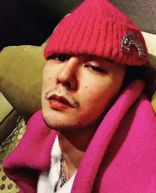 we11done 20aw秋冬新款权志龙gd同款金属环扣设计毛线针织帽冷帽