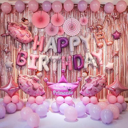 魔丽社的优惠券大全—十岁生日女孩背景墙装饰场景 儿童趴布置 派对