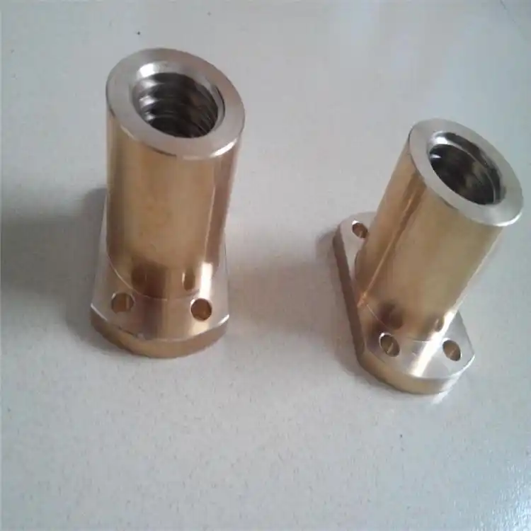 现货左右旋多头不锈钢梯形丝杆 铜螺母 尼龙螺母