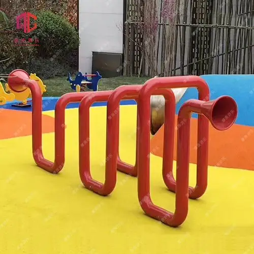 户外儿童不锈钢传声筒幼儿园感统传声创意游乐器材设备非标传话筒