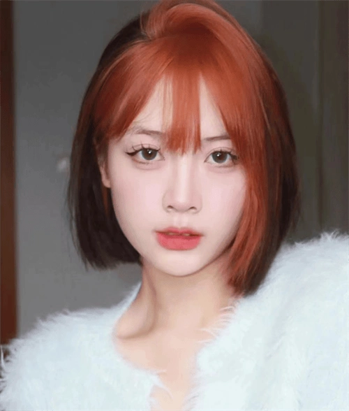 超火短发线条染造型,非常酷炫个性,吸睛力百分百