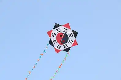 硬翅类风筝是传统风筝中最常见的一种,翅膀由两根主翅条固定而成,形成