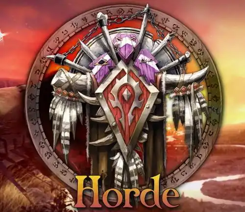 谁有魔兽世界部落军旗上面那个红色标志的壁纸