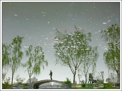 国粹论坛-[原创] 柳絮飞天妆万树