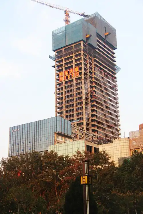 阳光大厦cbd写字楼 楼体进展迅速即将封顶