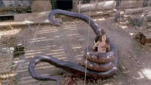 老人用活人做诱饵,引出亚马逊食人巨蟒,身长十几米!经典怪物片