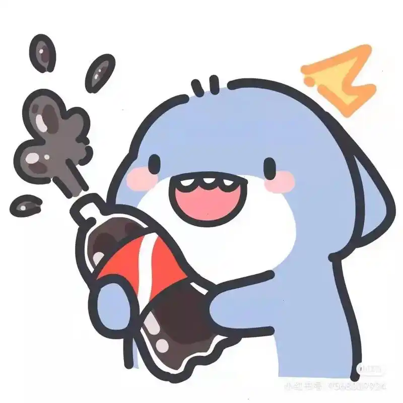 可爱的小鲨鱼头像 - 抖音