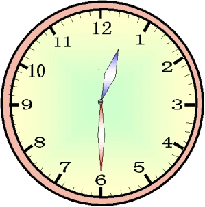 钟表整半点习题答案