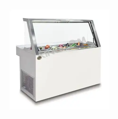 金城制冷 掀盖式三明治展示柜 冷藏沙拉吧操作台 披萨操作台