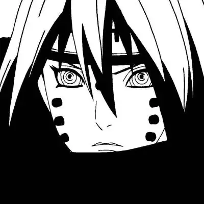 黑白火影动漫头像