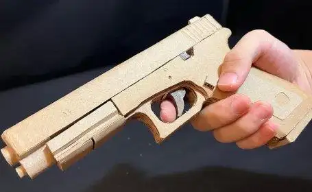 6k4120贝瑞塔92 可发射/可上膛 玩具枪纸板图纸 how to make bereta