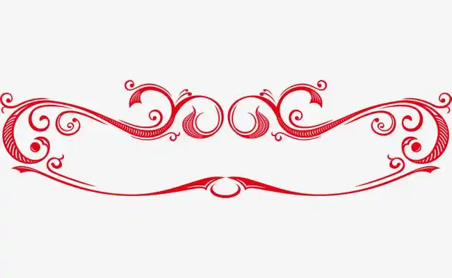 边框红色装饰边条