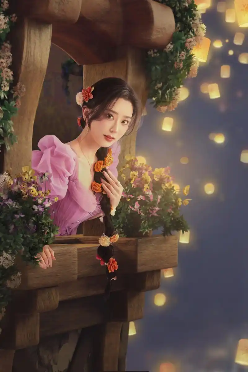 长发公主 王嘉丽 #王嘉丽# #颜值女神王嘉丽