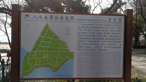 八大关景区导游图
