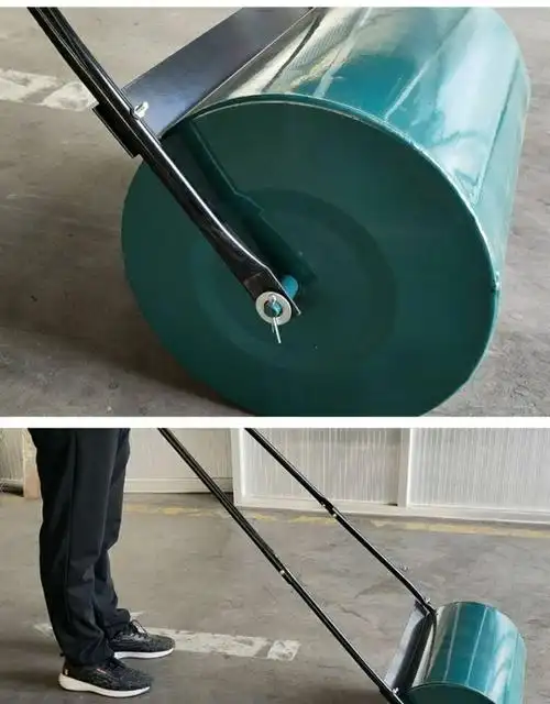 草地滚筒草坪压平除草机花园铺草皮滚压机园艺绿化压实机碾压草滚