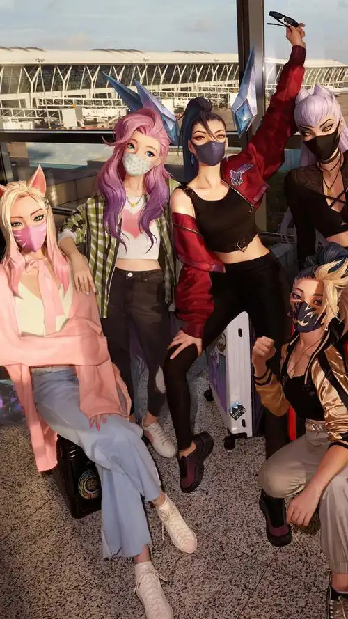 女团集体来袭akl - 堆糖,美图壁纸兴趣社区kdaakali英雄联盟手机壁纸