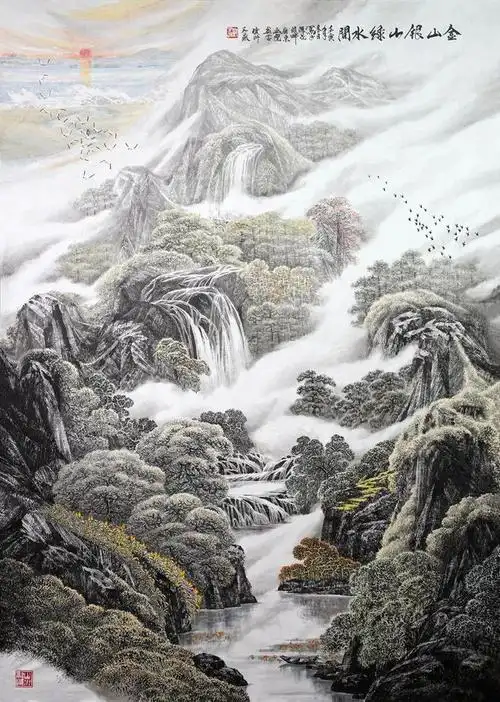 邓子敬|水墨之界—中国当代书画名家学术邀请展|画家|组画|山水画