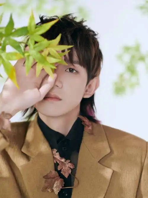 王源复古长发造型帅气写真图片19