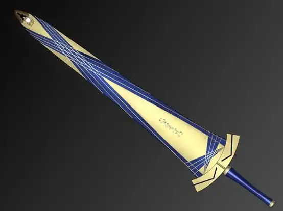 求fate/zero里saber 拿的那把誓约之剑的大图,最好能有细节图,手办