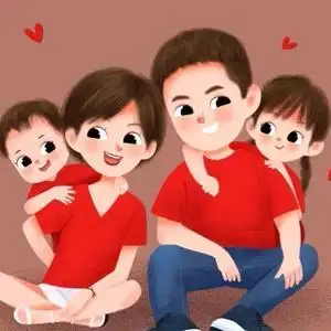 1 1=4口之家头像