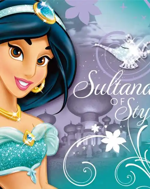 迪士尼 挂画-茉莉公主欢乐时光