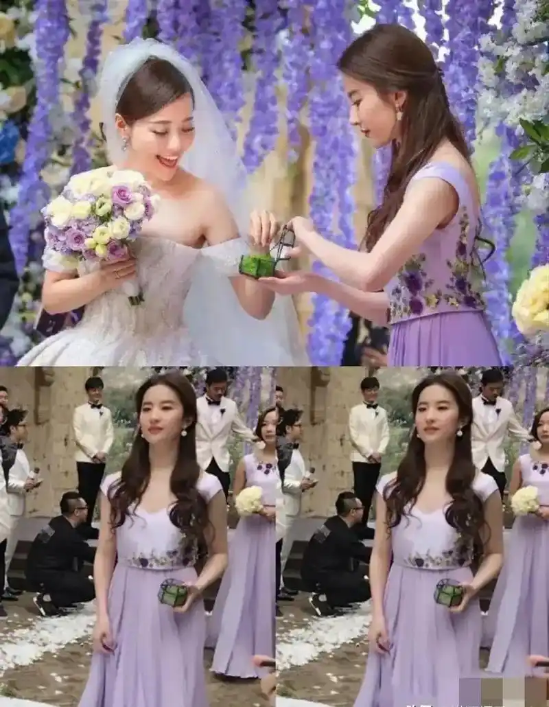 袁弘张歆艺婚礼:帅气伴郎团vs美丽伴娘团 2016年的张歆艺和袁弘的婚礼