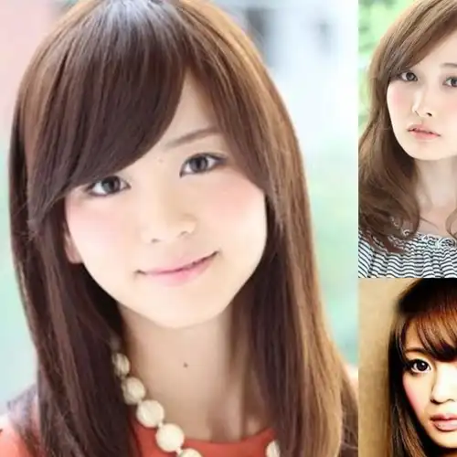 原创适合圆脸女生的发型我选这8款换上让你秒变小脸