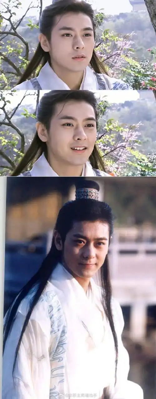 天龙八部林志颖的定妆花絮#  03版天龙八部林志颖段誉定妆视频,  真