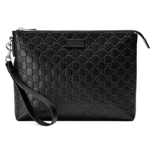 【gucci古驰 手拿包】【包税】 gucci 20秋冬男士gucci signature柔软