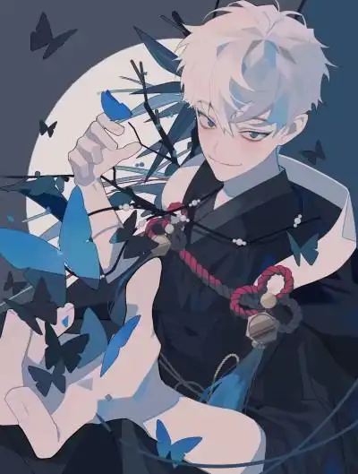 二次元#p站搬运#人物#动漫#封面#手绘#男头#壁纸#原创#头像#同人#插画