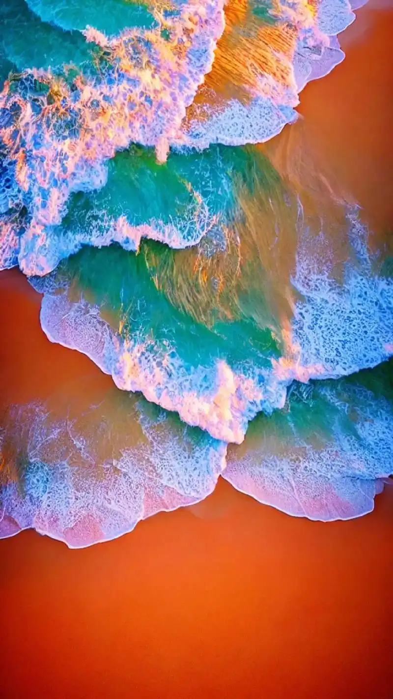 漂亮的波浪.#大海 #抖音图文来了 #手机壁纸 #治愈系壁纸 - 抖音