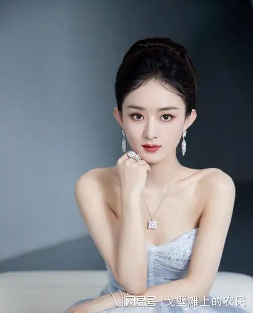 赵丽颖珠宝代言写真高贵靓丽肤白貌美气质优雅性感撩人