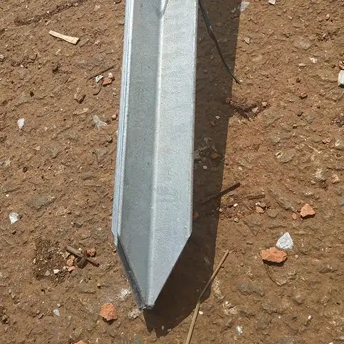 划算热镀镀锌接地角钢50x5l2500mm电子围栏监控防雷接地接线端子