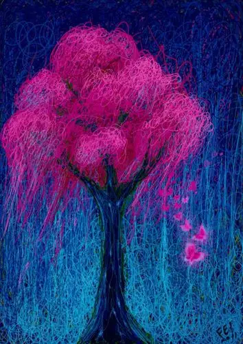 【图】治愈系插画:粉红色生灵 - 心理氧吧 - 壹心理网_曾华清_2013的